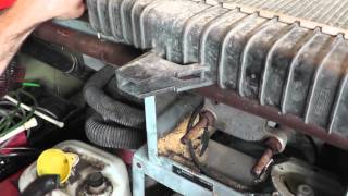 How To Fix A Cracked Plastic Radiator For Free Hopefully [upl. by Sirovart]