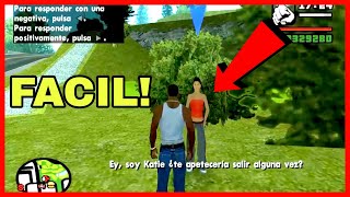 🔥Como CONSEGUIR NOVIA al PRINCIPIOINICIO del juego en GTA San Andreas PC Android Ps2 Ps3 Ps4 [upl. by Staffan899]