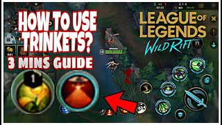 HOW TO USE TRINKETS WARDS  SWEEPING LENS  TRINKETS GUIDE  LEAGUE OF LEGENDS WILD RIFT [upl. by Saber661]