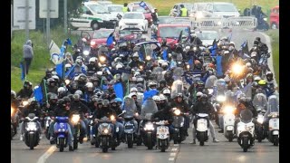 ATALANTINI IN MOTORINO A MONZA MonzaAtalanta curvanordbergamo monzaatalanta seriea [upl. by Giffie]