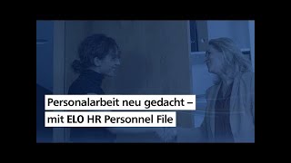 Digitale Personalakte  mit ELO ganz einfach [upl. by Grassi427]