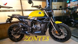 New Zontes 155 155CC ZTG1 ABS  official 😱 New Choice 😱 New Fashon 😱 Modern Yellow  2021 HD [upl. by Clotilde]