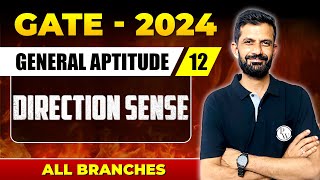 General Aptitude 12 l Direction Sense  GATE 2024 For All Branches [upl. by Thacher]