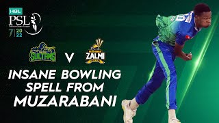 Insane Bowling Spell From Muzarabani  Multan vs Peshawar  Match 16  HBL PSL 7  ML2T [upl. by Annawd970]