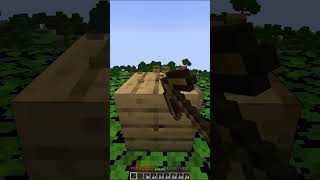 POV Youre Missing One Block Oak Plank for your House 😜 shboom minecraft [upl. by Bluhm578]