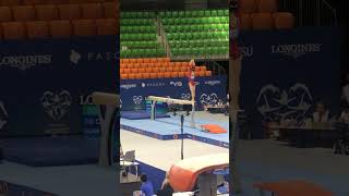 Guan Chenchen Beam  2019 Junior Worlds [upl. by Yanel2]