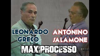 Leonardo Greco e Antonino Salamone Video inedito Maxiprocesso a cosa nostra 1986 [upl. by Ellehs]