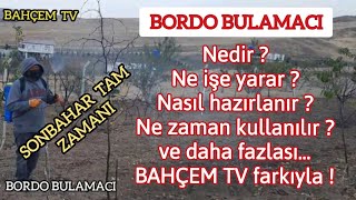 Bordo bulamacı Ağaçları hastalıklardan korumak için Ne zaman ve Nasıl kullanılmalıdır [upl. by Carolin]