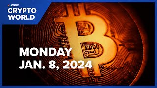 Bitcoin touches highest level in nearly two years as deadline for spot ETFs looms CNBC Crypto World [upl. by Reo]