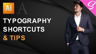 ILLUSTRATOR TYPOGRAPHY SHORTCUTS amp TIPS BETTER WORKFLOW [upl. by Mauralia]