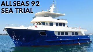 69M ALLSEAS 92 EXPEDITION Explorer SuperYacht Sea Trial Liveaboard Yacht Pt3 [upl. by Bethina]