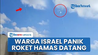 Jeritan Warga Israel saat Roket Hamas Serbu Kota Ashkelon Pertama Kali Terjadi dalam Sebulan [upl. by Dressel229]