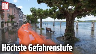 HOCHWASSER Der Bodensee läuft über [upl. by Huston]