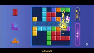 Block Puzzle  Block Smash Game  Matching Puzzle Game  RISU GAMER [upl. by Opalina]