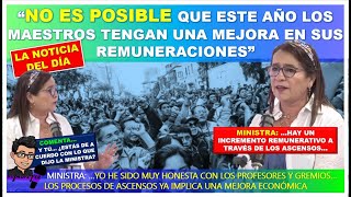 🔴LO ULTIMO😱 “NO ES POSIBLE QUE ESTE AÑO LOS MAESTROS TENGAN UNA MEJORA EN SUS REMUNERACIONES” ¿QUEE [upl. by Axela461]