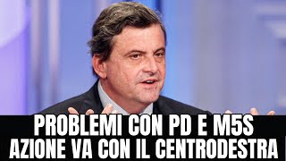 PROBLEMI CON PD E M5S AZIONE DI CALENDA SI SCHIERA COL CENTRODESTRA IN BASILICATA [upl. by Osyth]