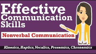 Nonverbal Communication  Kinesics Haptics Vocalics Proxemics Chronemics  Oral Communication [upl. by Nnarual]