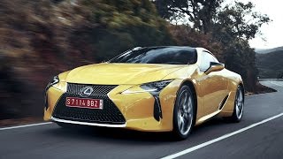 2018 Lexus LC 500 amp LC 500h  First Look [upl. by Noirod]