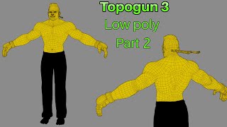 Low Poly Character Tutorial In Topogun 3 And Maya Part 2 [upl. by Hcib248]