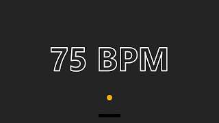 75 BPM Metronome [upl. by Sutphin]