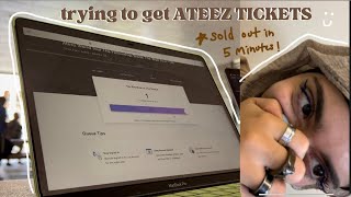 ateez ticketing experience  trying to get kpop concert tickets ATL [upl. by Clougher]