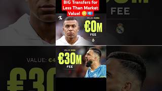 BIG Transfers for Less Than Market Value 😳💶 Transfers Football SummerTransfers Transfers [upl. by Eixam]