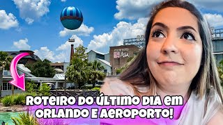 COMO APROVEITAR O ÚLTIMO DIA EM ORLANDO  AEROPORTO E VOO COM A AMERICAN AIRLINES [upl. by Cannice]