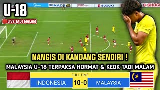 🔴GEMPARKAN ASEAN TADI MALAM  INDONESIA U18 10 VS MALAYSIA U18 0 MATCHDAY U18 2024MALAYA KEOK [upl. by Alexandr]