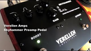 Verellen Amps  Skyhammer Preamp Pedal [upl. by Myke197]