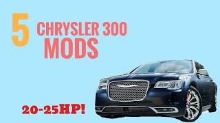 Top 5 Chrysler 300C Mods Increase HorsePower amp Torque CHEAP [upl. by Phillane115]