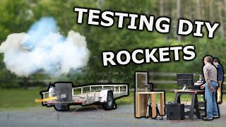 Preparing Our DIY Rockets For Testing [upl. by Aihsile207]