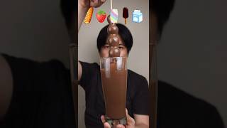 EATING RANDOM FOOD WITH CHOCOLATE asmr mukbang [upl. by Eatnuahs117]