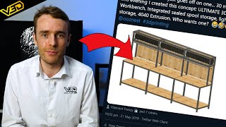 ULTIMATE 3D Printing Workbench You Can Buy soon [upl. by Jessi]