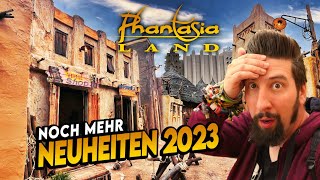 PHANTASIALAND 2023  Noch mehr NEUHEITEN  Neues afrikanisches Dorf eröffnet  Freizeitpark Update [upl. by Norabel]