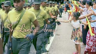 walk of warriors sri lanka army [upl. by Mackintosh]