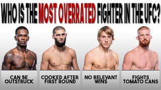 The Most Overrated Fighters in the UFC Tier list [upl. by Nordin]