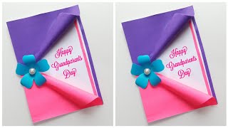 Grandparents day card • how to make grandparents day card • easy grandparents day greeting card 2021 [upl. by Shields107]