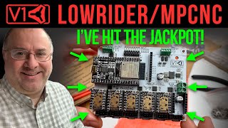 Ive hit the Jackpot LowRiderMPCNCDIY CNC new FluidNCGRBL controller board from V1 Engineering [upl. by Fogg954]