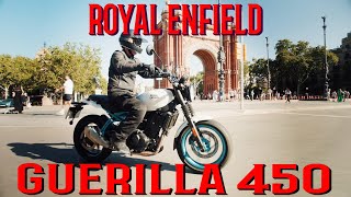 The Royal Enfield GUERILLA 450 Triumph 400 Killer launched Plus UK India and European PRICES [upl. by Aneehsram]