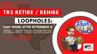 Can I Work After Retirement And Still Get TRS Checks PART 1 [upl. by Jolie]