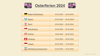 Osterferien 2024 [upl. by Harli]