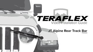 JT Rear Track Bar Install  TeraFlex [upl. by Atimed]