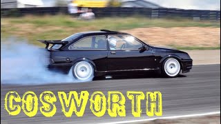 RS COSWORTH Drifting Burnouts AntiLag TurboNoise Flames 🔥 Ford Escort amp Sierra [upl. by Serles]