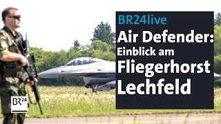 BR24live NATOManöver quotAir Defender 23quot – Luftübung über Schwaben  BR24 [upl. by Alag364]