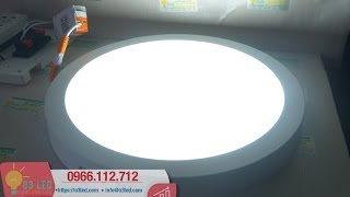 Đèn LED ốp trần nổi 24W tròn Thông số và hướng dẫn lắp đặt [upl. by Neumeyer]