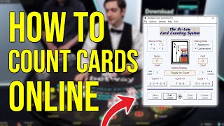 How To Count Cards in Online Casinos Blackjack Card Counting Software [upl. by Claudine]