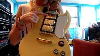 Epiphone G400 Custom 3 Pickup SG ReviewDemo [upl. by Girardo]