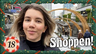 Kerstshoppen in de stad  shoplog 🎄 VLOGMAS 18 [upl. by Skip625]