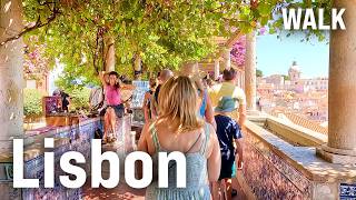 LISBON 4K Walking Tour  Portugal Walk with Captions amp Immersive Sound 4K Ultra HD60fps [upl. by Balas]