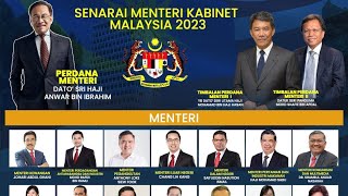 DOKUMEN BOCOR SENARAI MENTERI KABINET ANWAR ANGKAT SUMPAH ESOK DENGAN KEJUTAN TERBESAR [upl. by Merlina824]